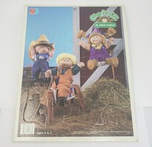 Vintage 1984 Milton Bradley Cabbage Patch Kids 25 Piece Puzzle Dolls In Barn - £18.59 GBP
