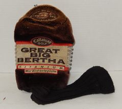 Callaway Golf Great Big Bertha Wood Club Headcover head cover Brown Tan - $9.85