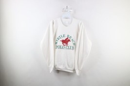 Vintage 90s Streetwear Womens Large Spell Out Myrtle Beach Polo Club Sweatshirt - $49.45