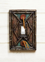 Pack of 2 Southwestern Tribal Navajo Branchwood Single Toggle Switch Wall Plates - £20.04 GBP