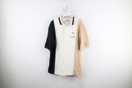 Vintage 90s Streetwear Mens Medium Faded Color Block Sailing Yacht Polo Shirt - £31.28 GBP