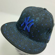 New Era Cap MLB NY Yankees Black Royal Blue Glittered 59FIFTY Hat - $49.00