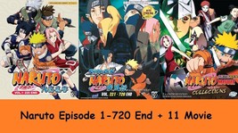 Dvd Anime~Doppio INGLESE~Naruto+Shippuden(1-720Fine+11 Film)Spedizione... - £138.41 GBP