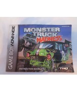 Monster Truck Madness Game Boy Advance Instruction Manual Booklet ONLY - $5.00