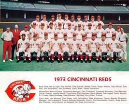 1973 CINCINNATI REDS 8X10 TEAM PHOTO BASEBALL MLB PICTURE - £3.87 GBP