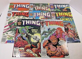 VTG 1984 Marvel Comics The Thing # 11-18 Eight BK Run Military Newstand ... - $29.69