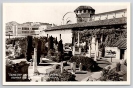 Cemetery And Garden Mission Dolores San Francisco RPPC Real Photo Postcard W22 - £4.69 GBP