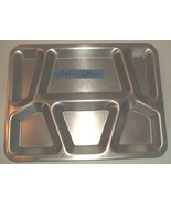 USN US Navy vintage WWII-1960s stainless steel metal mess trays used - $25.00