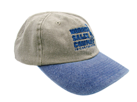 Morris Sales Co. Logo Canvas Denim Hat Toppers Baseball Adjustable Cap H... - $18.27
