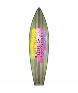 Life Is Better In Summer Novelty Metal Surfboard Sign - $467.70 MXN