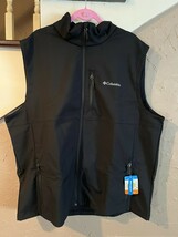 Men’s Columbia Ascender ll Softshell Vest - Size 3XTall - Black - $64.35