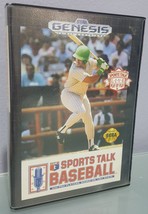 N) Sports Talk Baseball (Sega Genesis, 1992) Video Game - £3.88 GBP