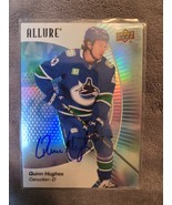 Quinn Hughes Hand Signed Hockey Card Autographed Vancouver Canucks Autog... - $30.18 CAD