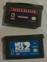 Lot of 2 Game Boy Advance Games Namco Museum &amp; Ice Age 2 The Meltdown Instructio - £3.98 GBP