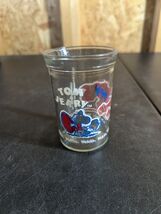 Vtg 1991 Welch's Jelly Juice Glass Tumbler Tom &amp; Jerry Football Cat Mous... - $9.90