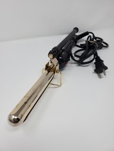 Hot Tools 1-inch Ceramic Curling Iron Swivel Handle gold black purple Model 1105 - $20.98