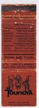 Matchbook Cover Montreal CN Hotels La Toundra Expo 67 Man And His World - £3.89 GBP