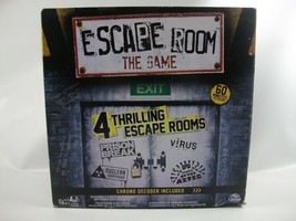 Escape Room Board Game Spin Master 3 Player 4 Escape Rooms Complete - £23.82 GBP