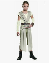 Rubie&#39;s Star Wars Rey Costume - 620083 Size Medium  8-10 Cosplay Dress up EUC F5 - £30.46 GBP