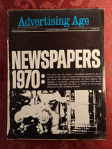 Rare ADVERTISING AGE Magazine April 20 1970 Marketing Newspapers - $21.60