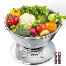 Kitchen Food Scale Digital Weight Grams And Oz，Professional Stainless Steel - $49.27 CAD