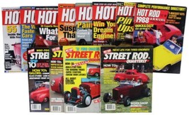 Lot Of 12 Vtg 80s &amp; 00s Hot Rod &amp; Street Rod Magazines Auto Classics - £24.52 GBP