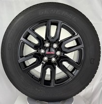 20&quot; GMC Sierra Black Elevation Denali SLT OEM Wheels General HT Tires TP... - $1,781.01