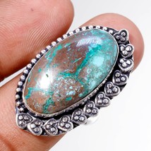 Shattuckite Oval Shape Gemstone Handmade Fashion Ethnic Ring Jewelry 9&quot; SA 6853 - £5.98 GBP