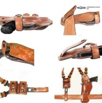 Fits Taurus 856 38 Spl Revolver 6-Shot 2”BBL Leather Shoulder Holster #1523# RH image 9