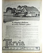 1919 TARVIA-PRESERVES ROADS PREVENTS DUST-Farmers-Platform-Gate-Antique ... - $13.77