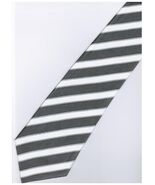 EB18 Black White Silver Necktie - $19.99