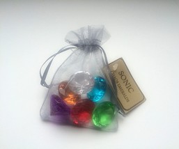  Sonic - Chaos Emeralds - Set of 7 in a Bag ( New with defects) - £3.13 GBP