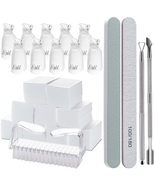 Gel Polish Remover Tools Kit - 10 Clips, 400 Lint-Free Wipes, Files 100/... - €8,34 EUR