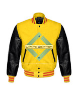Top American Letterman College Varsity Jacket &amp; Real Black Leather Sleev... - $128.55 CAD