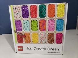 LEGO Ice Cream Dream 1000pc Jigsaw Puzzle 24in x 20in Brand New - $14.71