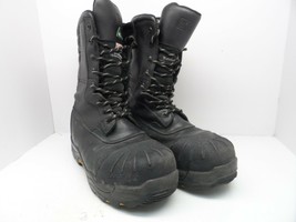 Dakota Men&#39;s 10&quot; Composite Toe Composite Plate Oil Transitional Boots Black 12 W - £31.20 GBP