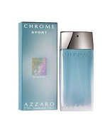 AZZARO CHROME SPORT * Azzaro 3.4 oz / 100 ml Eau De Toilette Men Cologne... - $70.11