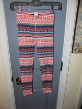 Tucker + Tate Multi Colored Knit Warm Leggings Size 8 Girl&#39;s EUC HTF - £12.28 GBP