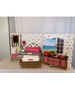 American girl doll Grand Hotel Bedroom Bathroom Vanity Desk  With Access... - £154.88 GBP