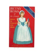 Vintage 1960 Betsy Ross Dolly Madison Americana Boxed Paper Dolls Platt & Munk - $20.29
