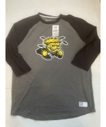 Wichita State WSU Under Armour Gameday 3/4 Sleeve Shirt NWT Mens Gray Si... - £31.67 GBP