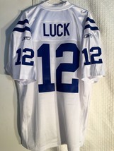 Reebok Authentic NFL Jersey Indianapolis Colts Andrew Luck White sz 46 - £66.01 GBP