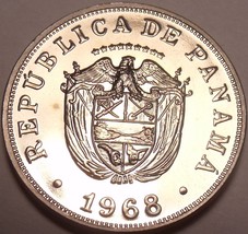 Rare Proof Panama 1968 5 Centesimos~Only 23,210 Minted~Excellent~Free Sh... - £3.51 GBP