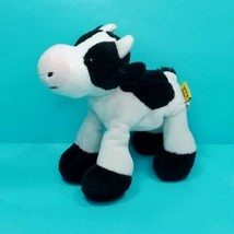 Wild Republic Cow black White Plush Lil Finger Puppet Realistic Soft 7&quot; - £12.60 GBP