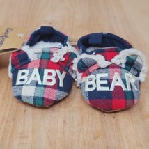 Dear Foams Slippers Baby Size 1/2 Baby Bear Plaid - £9.47 GBP