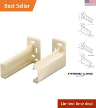 Heavy-Duty Side-Mounted Drawer Glide Supports - 3/8 x 1 Plastic Plates - $6.99
