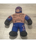 Mattel WWE Rey Mysterio Plush Wrestler Brawlin Buddies 2012 BLUE - $570.01 MXN