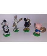 Vintage Looney Tunes Band Lot Plastic 70s Bugs Bunny Birthday Cake Toppe... - £5.93 GBP