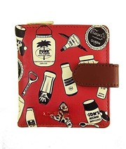 Women Bottle Printed Vegan Leather Small Wallet - Red - Rakhi Gift Purse Batua - £22.50 GBP