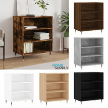 Modern Wooden 3-Tier Home Open Sideboard Storage Cabinet Shelving Unit Iron Legs - £39.36 GBP+